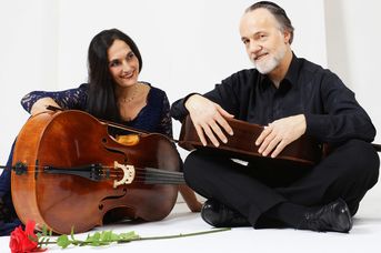 Duo Burstein & Legnani in Aurich - Klassik und Weltmusik für Cello und Gitarre